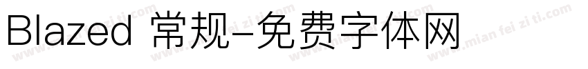 Blazed 常规字体转换